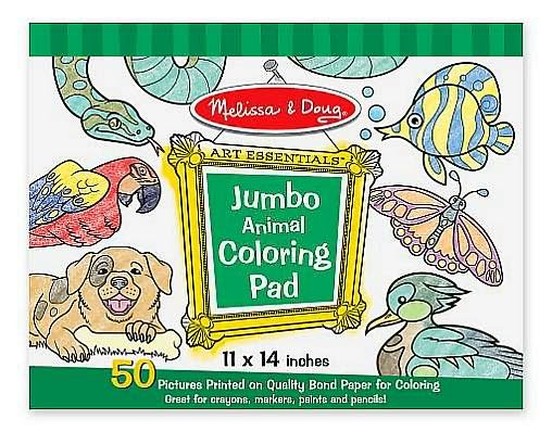 Cover for Jumbo Coloring Pad - Animal (Book) (2012)