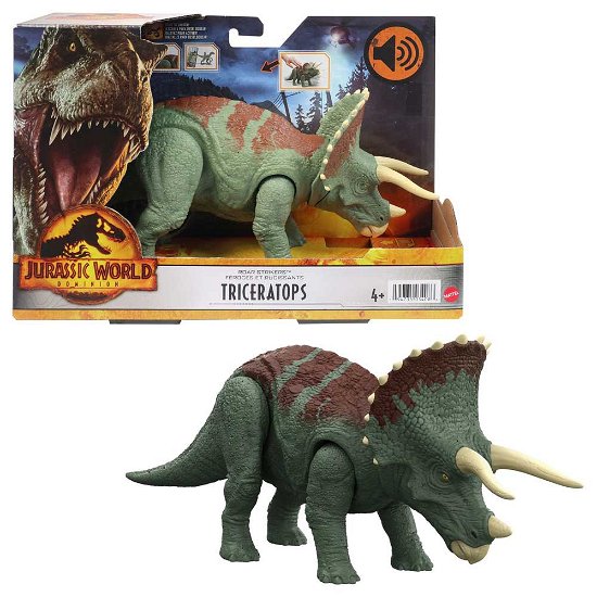 Jurassic World Roar Strikers Triceratops - Jurassic World - Koopwaar -  - 0194735034000 - 22 augustus 2022