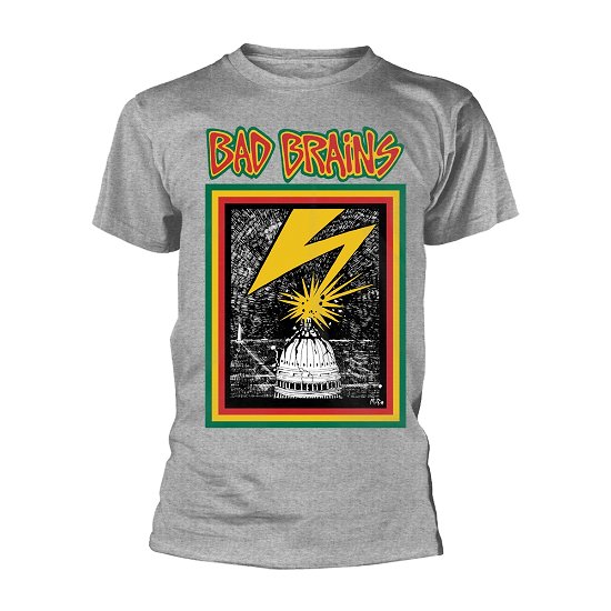 Cover for Bad Brains · Bad Brains (Grey) (T-shirt) [size XL] [Grey edition] (2018)