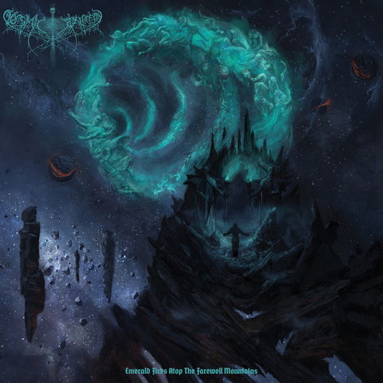 Cover for Cosmic Putrefaction · Emerald Fires Atop The Farewell Mountains (LP) (2024)