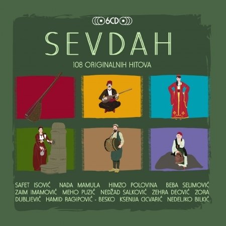 Cover for Razlicni Izvajalci · 108 Originalnih Hitova / Sevdah (CD) (2005)
