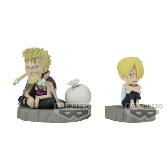 World Collectable Figure Log Stories - Sanji & Zeff - One Piece: Banpresto - Gadżety -  - 4983164889000 - 