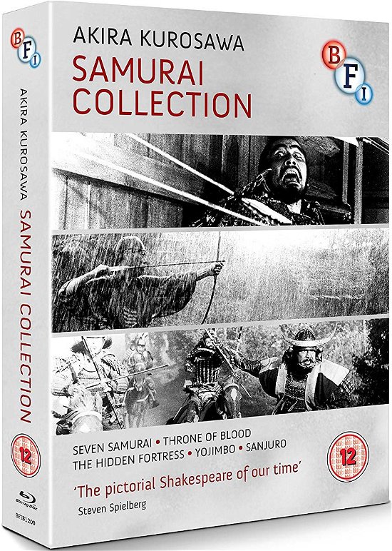 Cover for Kurosawa the Samurai Collection Bluray Box · Akira Kurosawa - Samurai Collection (4 Films) (Blu-ray) (2014)
