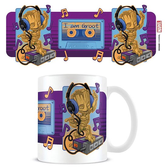 Cover for TShirt · Guardians of the Galaxy (Groot Cassette) 11oz/315ml White Mug (Pocketbok) (2023)