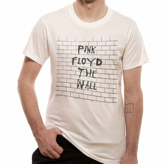 T Shirt White Wall - (White) (Me) - Pink Floyd - Merchandise - Emi Mktg - 5052905224000 - 