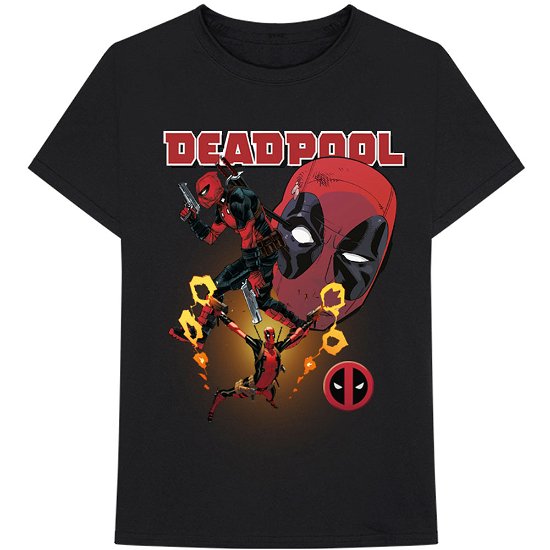 Marvel Comics Unisex T-Shirt: Deadpool Collage 2 - Marvel Comics - Merchandise -  - 5056170675000 - 