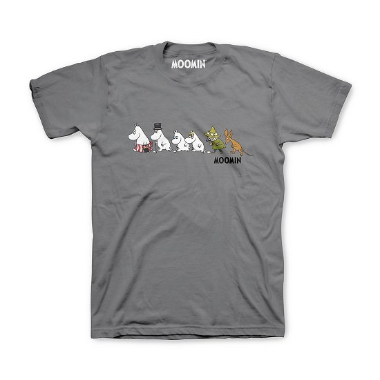 Cover for Moomins · Trail Mens (Grey) (T-shirt) [size S] [Grey edition] (2020)