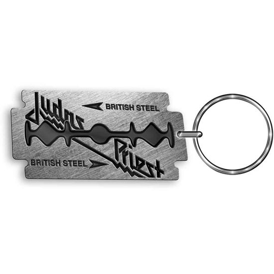 Judas Priest Keychain: British Steel (Enamel In-Fill) - Judas Priest - Merchandise -  - 5056365705000 - July 22, 2020