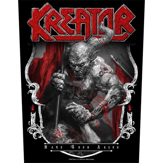 Cover for Kreator · Kreator Back Patch: Hate Uber Alles (MERCH) (2024)