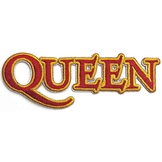 Cover for Queen · Queen Woven Patch: Cut-Out Logo (Standard) (Patch)