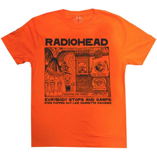 Radiohead Unisex T-Shirt: Gawps - Radiohead - Koopwaar -  - 5056368676000 - 