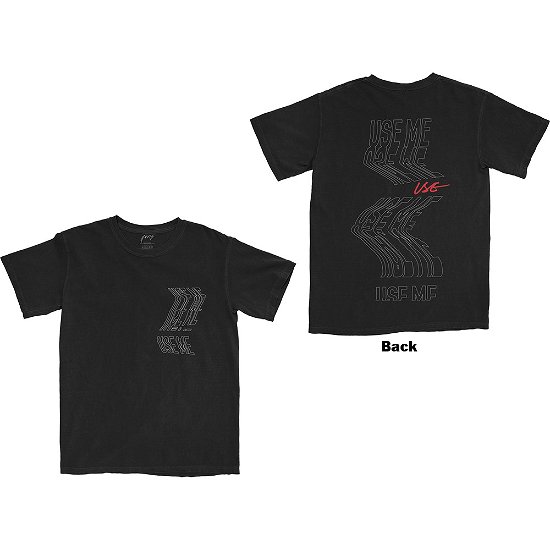 PVRIS Unisex T-Shirt: Use Me (Back Print) - Pvris - Koopwaar -  - 5056368689000 - 