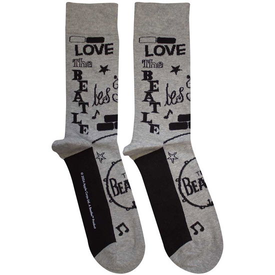 Cover for The Beatles · The Beatles Unisex Ankle Socks: Cavern (Grey) (CLOTHES) (2024)