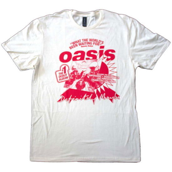 Oasis Unisex T-Shirt: What The World's Been Waiting For - Oasis - Merchandise -  - 5056737272000 - August 6, 2024