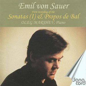 Cover for Sauer,emil Von / Marshev · Piano Sonata 1 (CD) (2001)