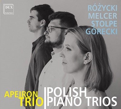Cover for Apeiron Trio · Polish Piano Trios By Gorecki, Melcer, Rozycki &amp; Stolpe (CD) (2023)