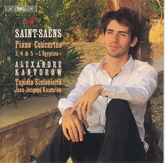Cover for Kantorow / Tapiola / Kantorow · Camille Saint-Saens: Piano Concertos 3. 4 &amp; 5 LEgyptien (CD) [Digipack] (2019)