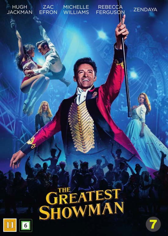 The Greatest Showman - Hugh Jackman / Zac Efron / Michelle Williams / Rebecca Ferguson / Zendaya - Elokuva -  - 7340112743000 - torstai 17. toukokuuta 2018