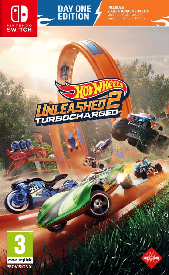 Cover for Milestone · Hot Wheels Unleashed 2 Turbocharged Day One Edition Switch (Toys)