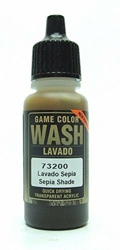 Game Color Sepia Wash 73200 - Vallejo - Andet - Acryicos Vallejo, S.L - 8429551732000 - 