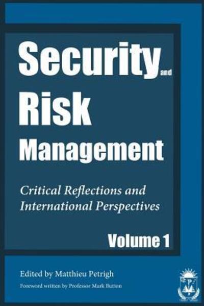 Cover for Matthieu Petrigh · Security and Risk Management: No.1 (Paperback Book) (2016)