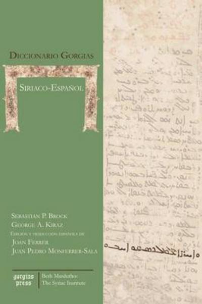 Cover for Joan Ferrer · Diccionario Gorgias Siriaco-Espanol - Gorgias Handbooks (Hardcover Book) (2016)