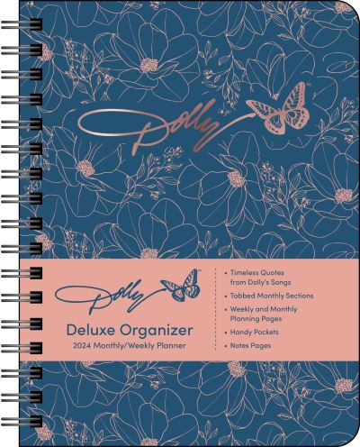 Dolly Parton Deluxe Organizer 2024 Hardcover Monthly / Weekly Planner Calendar - Dolly Parton - Merchandise - Andrews McMeel Publishing - 9781524884000 - 5. september 2023