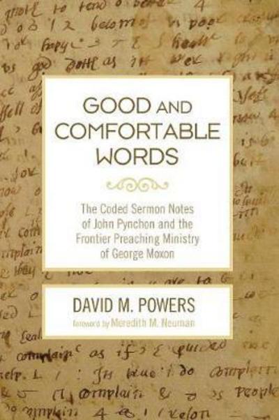 Cover for David M Powers · Good and Comfortable Words (Paperback Book) (2017)