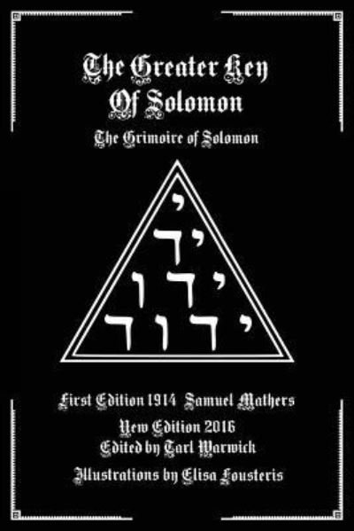 Cover for Samuel MacGregor Mathers · The Greater Key of Solomon (Pocketbok) (2016)