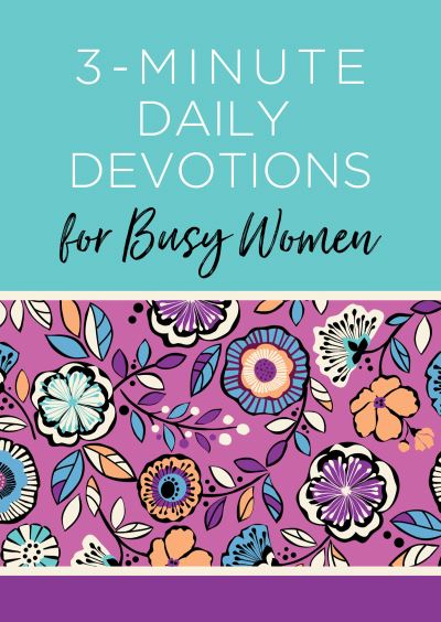 Cover for Compiled by Compiled by Barbour Staff · 3-Minute Daily Devotions for Busy Women (N/A) (2022)