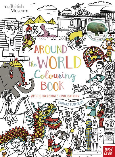 Cover for Thomas Flintham · British Museum: Around the World Colouring Book - British Museum: Around the World Colouring (Paperback Book) (2017)