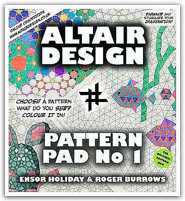 Cover for Ensor Holiday · Altair Design Pattern Pad: Geometrical Colouring Book (Paperback Book) (2009)