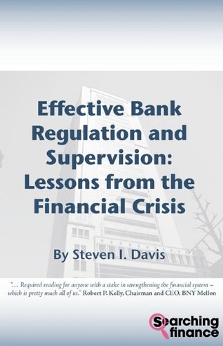 Cover for Steven I. Davis · Effective Bank Regulation: Lessons from the Financial Crisis (Paperback Book) (2010)
