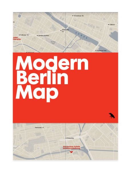 Modern Berlin Map: Guide to 20th century architecture in Berlin - Matthew Tempest - Kirjat - Blue Crow Media - 9781912018000 - torstai 18. heinäkuuta 2019