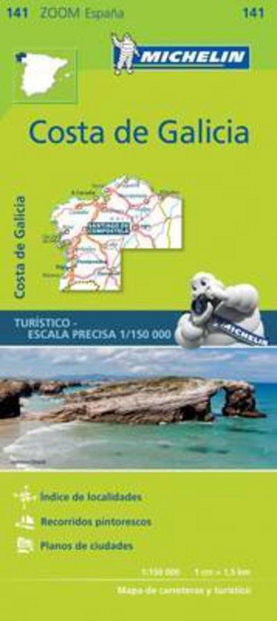 Cover for Michelin · Michelin Zoom: Costa de Galicia (Gebundenes Buch) (2017)