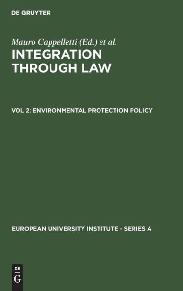 Cover for Eckard Rehbinder · Integration Through Law (Hardcover bog) (1985)
