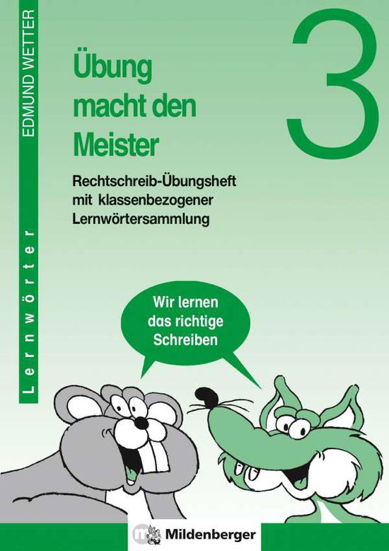 Cover for Edmund Wetter · Übung macht d.Meister.RSR.3 Druckschr. (Book)