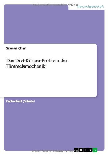 Cover for Siyuan Chen · Das Drei-korper-problem Der Himmelsmechanik (Paperback Bog) [German edition] (2011)