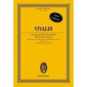 Violin Concerto Op.8 No.1-4 'The Four Seasons' - Antonio Vivaldi - Bøger - Schott Musik International GmbH & Co KG - 9783795772000 - 1. maj 2010