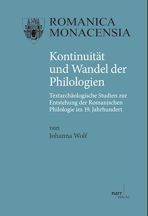 Cover for Johanna Wolf · Kontinuität und Wandel der Philologien (Paperback Book) (2012)