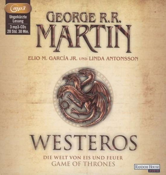 Westeros,3MP3-CD - Martin - Kirjat - RANDOM HOUSE-DEU - 9783837131000 - maanantai 11. helmikuuta 2019