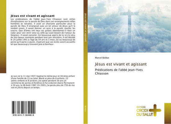 Cover for Bolduc · Jésus est vivant et agissant (Book)