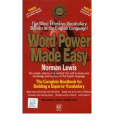 Word Power Made Easy - Norman Lewis - Kirjat - Goyal Publishers & Distributors Pvt. Ltd - 9788183071000 - maanantai 31. elokuuta 2009