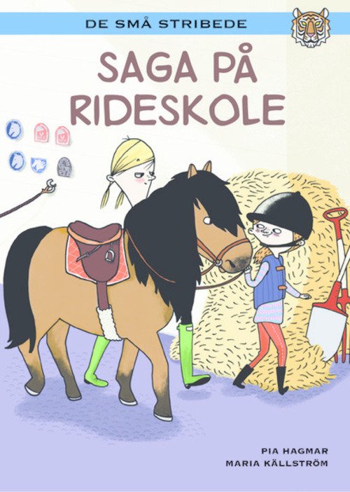 Cover for Pia Hagmar · Kommas læsestart: Saga på rideskole - niveau 2 (Bound Book) [1er édition] (2014)