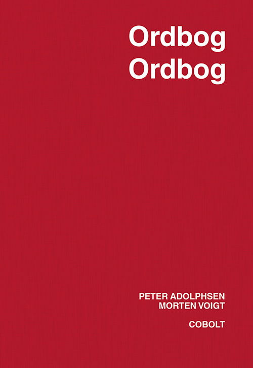 Cover for Peter Adolphsen · Ordbog Ordbog (Bound Book) [1. wydanie] (2024)