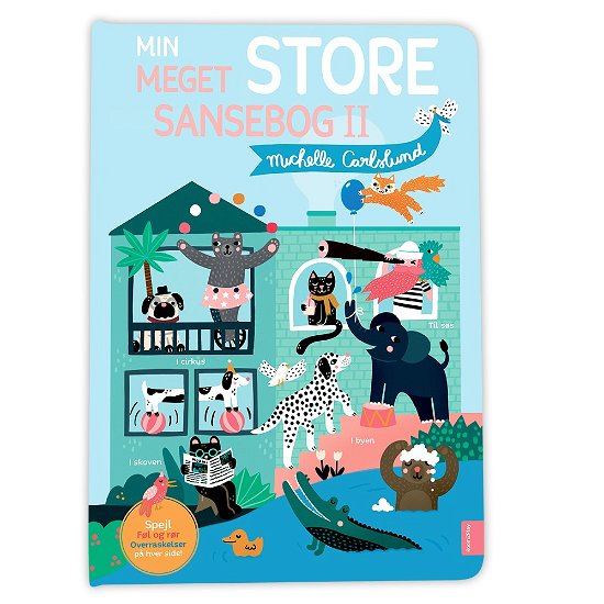 Cover for Michelle Carlslund · Min meget store sansebog 2 (Cardboard Book) [1. Painos] (2019)