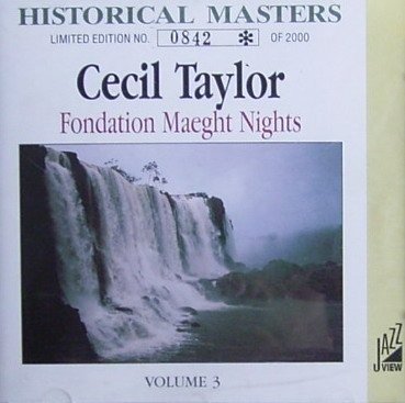 Cover for Cecil Taylor · Fondation Maeght Nights (CD)