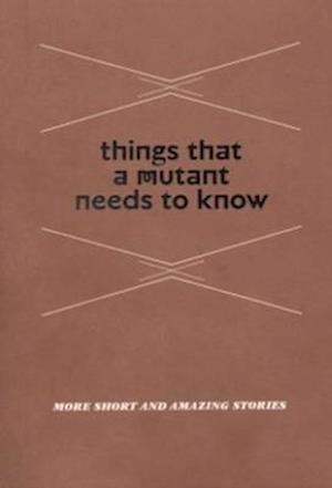 Cover for Reinaldo Laddaga · Things That A Mutant Needs To Know (CD)