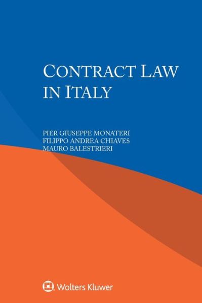 Cover for Pier Giuseppe Monateri · Contract Law in Italy (Taschenbuch) (2021)