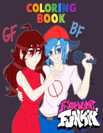 Cover for Aj Design · Friday Night Funkin Coloring Book GF BF (Pocketbok) (2021)